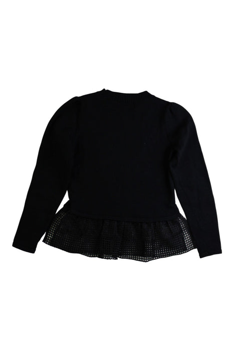 A Black Long Sleeve Tops from Nicholas & Bears in size 6T for girl. (Back View)