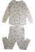 A Beige Pyjama Sets from Lou Lou Lollipop in size 6T for girl. (Front View)