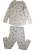A Beige Pyjama Sets from Lou Lou Lollipop in size 6T for girl. (Back View)