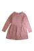 A Pink Long Sleeve Dresses from Petit Bateau in size 6T for girl. (Front View)