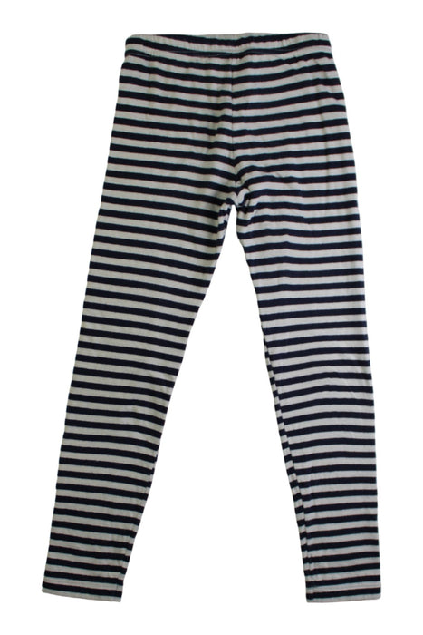 A Navy Leggings from Petit Bateau in size 6T for girl. (Back View)