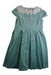 A Green Short Sleeve Dresses from Luli & Me in size 6T for girl. (Back View)
