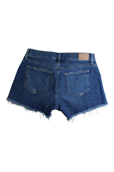 A Blue Shorts from PAIGE in size Maternity-XS for maternity. (Back View)
