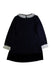 A Navy Long Sleeve Dresses from Nicholas & Bears in size 6T for girl. (Back View)