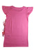 A Multicolour Short Sleeve Tops from Billieblush in size 6T for girl. (Back View)