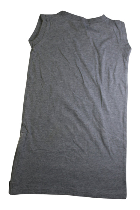 A Grey Sleeveless Dresses from X-girl in size 2T for girl. (Back View)