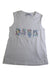 A White Sleeveless Tops from MSGM in size 4T for girl. (Front View)