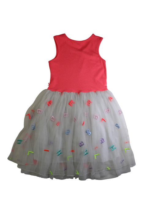 A Pink Sleeveless Dresses from Billieblush in size 6T for girl. (Back View)