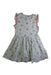 A Multicolour Sleeveless Dresses from Petit Bateau in size 6T for girl. (Front View)