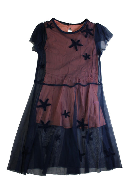 A Multicolour Short Sleeve Dresses from Stella McCartney in size 4T for girl. (Front View)