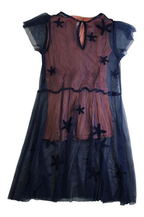 A Multicolour Short Sleeve Dresses from Stella McCartney in size 4T for girl. (Back View)