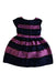 A Pink Short Sleeve Dresses from Charabia in size 4T for girl. (Back View)