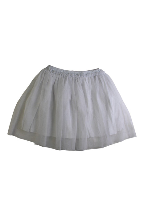 A White Tulle Skirts from Petit Bateau in size 6T for girl. (Front View)