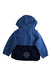 A Blue Rain Jackets from BEAMS in size 18-24M for boy. (Back View)