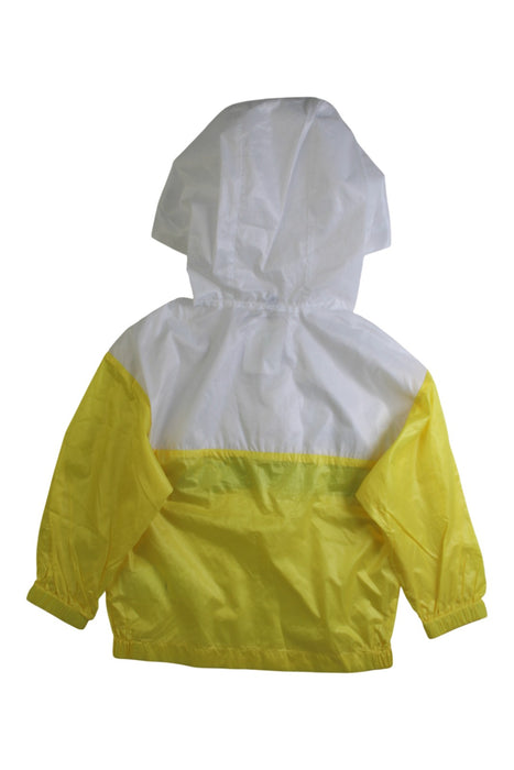 A White Rain Jackets from Ferrari in size 18-24M for boy. (Back View)