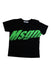 A Black Short Sleeve T Shirts from MSGM in size 12-18M for boy. (Front View)