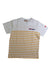 A White Short Sleeve T Shirts from Miki House in size 18-24M for boy. (Front View)