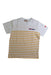 A White Short Sleeve T Shirts from Miki House in size 18-24M for boy. (Front View)