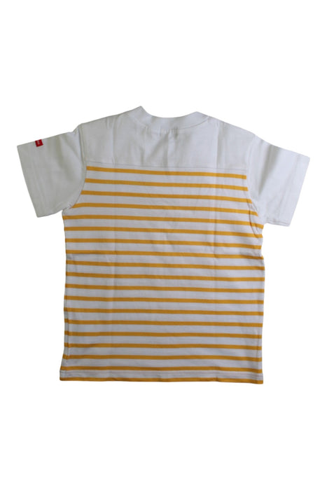 A White Short Sleeve T Shirts from Miki House in size 18-24M for boy. (Back View)