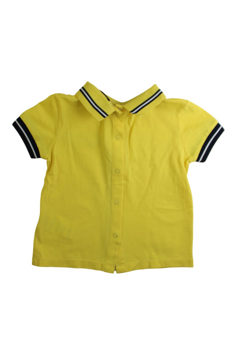 A Yellow Short Sleeve Polos from Ferrari in size 12-18M for boy. (Back View)