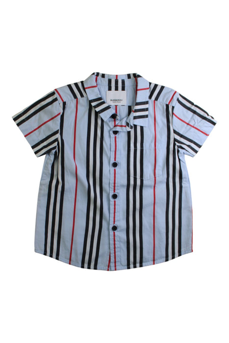 A Multicolour Short Sleeve Polos from Burberry in size 2T for boy. (Front View)