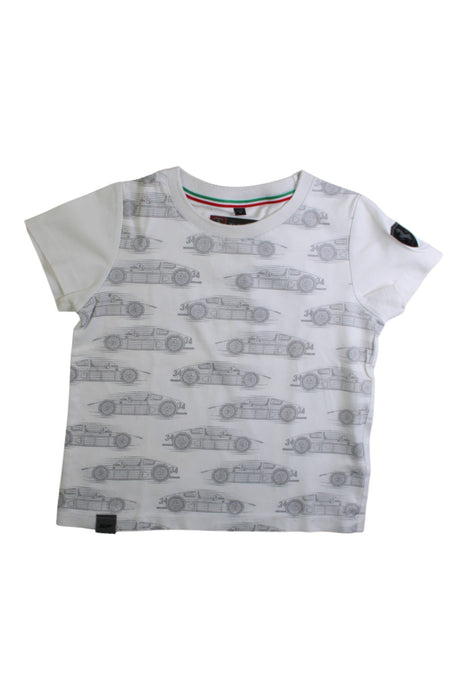 A White Short Sleeve T Shirts from Ferrari in size 18-24M for boy. (Front View)