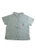 A Green Short Sleeve Polos from Little Green Radicals in size 12-18M for boy. (Front View)