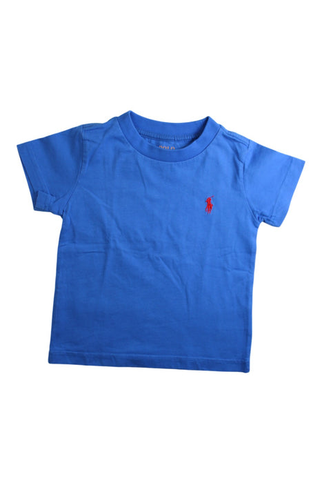 A Blue Short Sleeve T Shirts from Polo Ralph Lauren in size 2T for boy. (Front View)