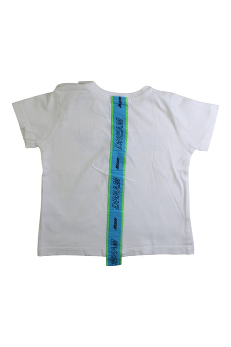 A White Short Sleeve T Shirts from MSGM in size 2T for boy. (Back View)