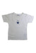 A White Short Sleeve T Shirts from Petit Bateau in size 3T for boy. (Front View)