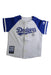A White Short Sleeve Shirts from MLB in size 2T for boy. (Front View)