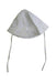 A White Sun Hats from Jacadi in size 3-6M for neutral. (Front View)