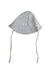 A White Sun Hats from Jacadi in size 3-6M for neutral. (Back View)