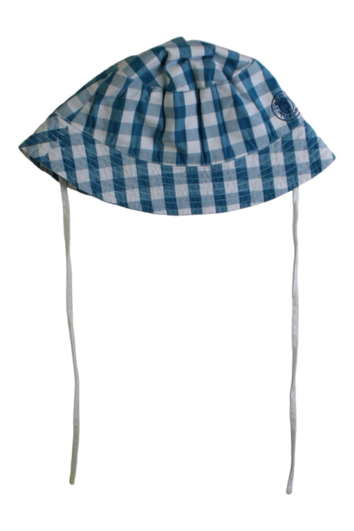 A Blue Sun Hats from Jacadi in size 3-6M for boy. (Front View)