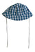 A Blue Sun Hats from Jacadi in size 3-6M for boy. (Front View)