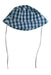 A Blue Sun Hats from Jacadi in size 3-6M for boy. (Back View)