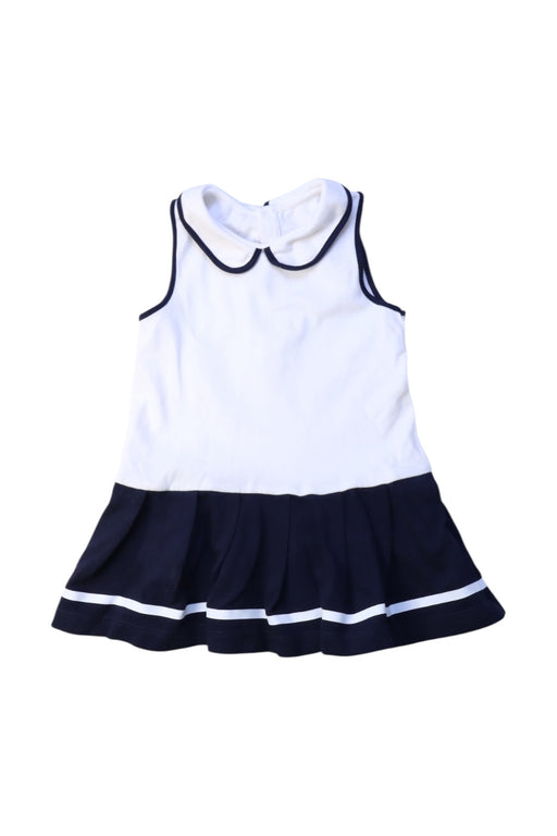 A White Sleeveless Dresses from Jacadi in size 12-18M for girl. (Front View)