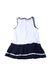 A White Sleeveless Dresses from Jacadi in size 12-18M for girl. (Back View)