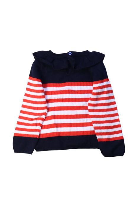 A Navy Knit Sweaters from Jacadi in size 2T for girl. (Back View)