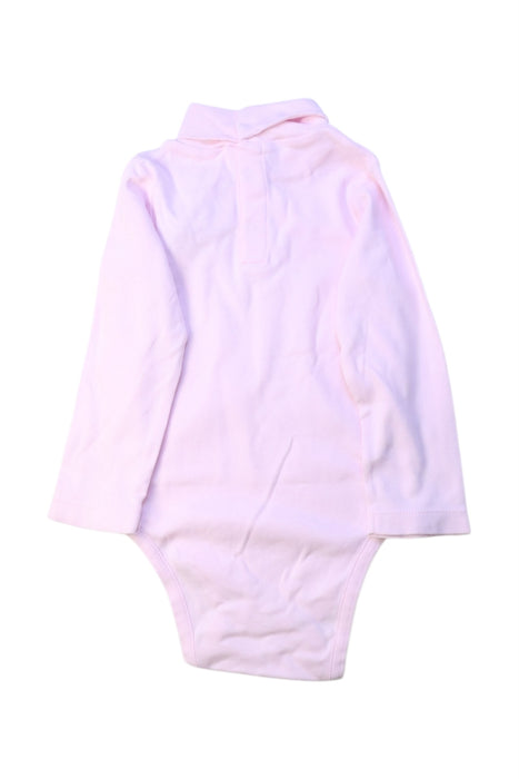 A Pink Long Sleeve Bodysuits from Jacadi in size 12-18M for girl. (Back View)