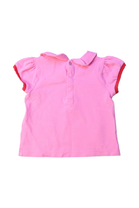 A Pink Short Sleeve Tops from Jacadi in size 2T for girl. (Back View)