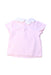 A Pink Short Sleeve Tops from Jacadi in size 2T for girl. (Back View)