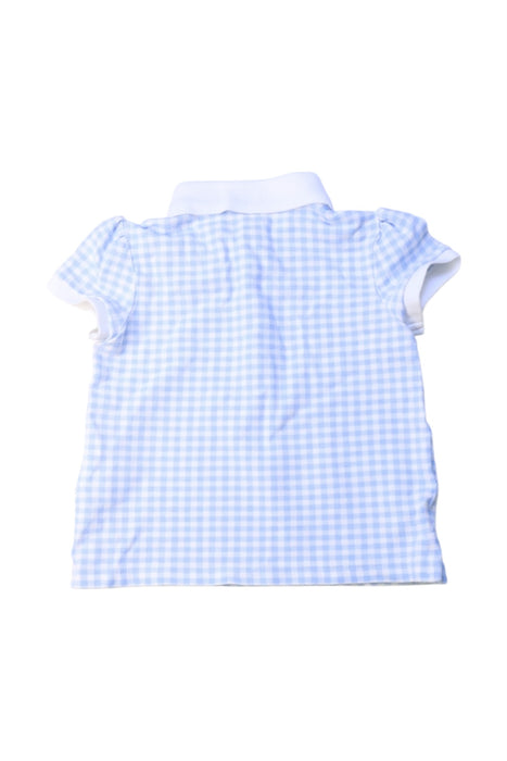 A Blue Short Sleeve Polos from Ralph Lauren in size 2T for girl. (Back View)