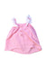 A Pink Sleeveless Dresses from Nanos in size 2T for girl. (Back View)