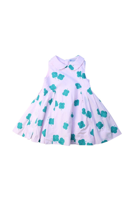 A White Sleeveless Dresses from Jacadi in size 12-18M for girl. (Front View)