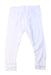 A White Leggings from Petit Bateau in size 12-18M for girl. (Back View)