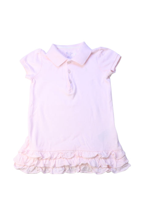 A Pink Short Sleeve Polos from Ralph Lauren in size 12-18M for girl. (Front View)