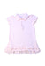 A Pink Short Sleeve Polos from Ralph Lauren in size 12-18M for girl. (Front View)