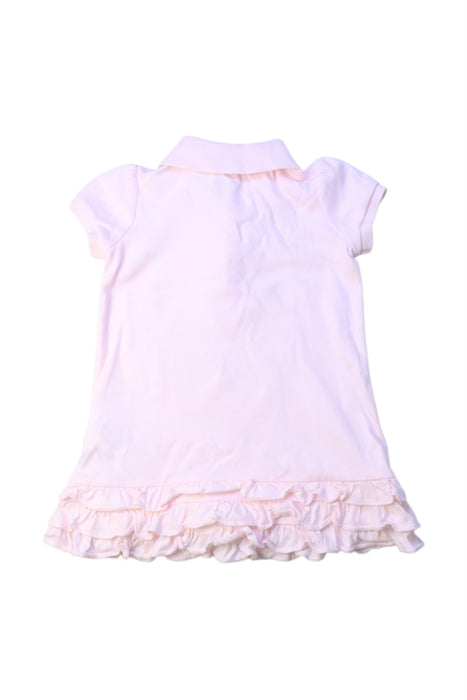 A Pink Short Sleeve Polos from Ralph Lauren in size 12-18M for girl. (Back View)