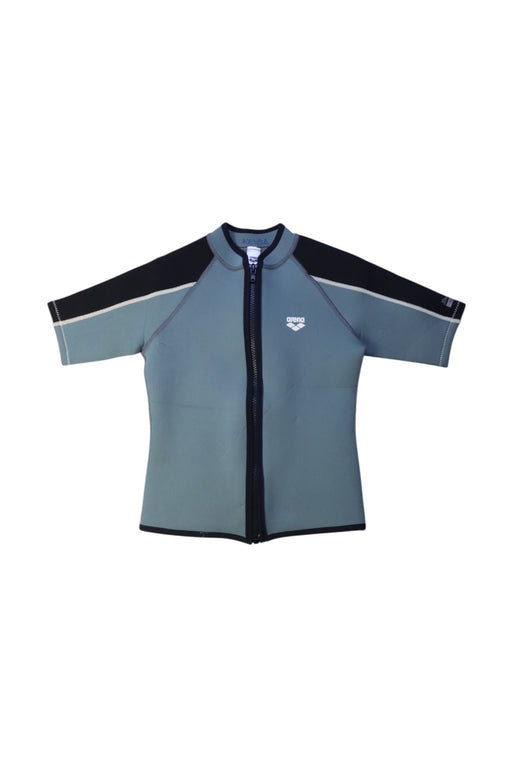 A Grey Wetsuits from Arena in size 7Y for neutral. (Front View)